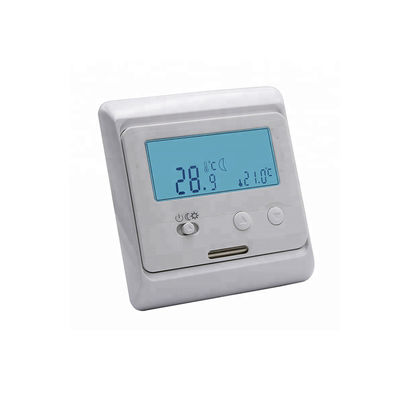 Indoor Manual Heated Floor Thermostat Energy Saving With LCD Screen