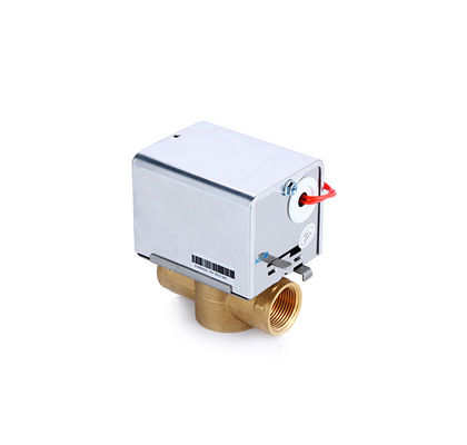 Female Thread Motorized Zone Valve Fan Coil Valve Normal Colse Type