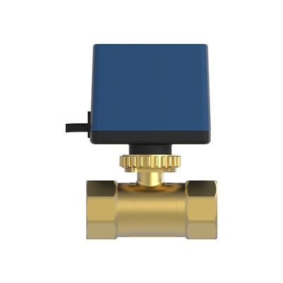 IP55 Brass Motorized Ball Valve / 2Way , 3Way Electric Operated Ball Valve